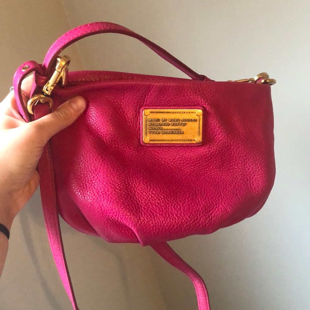 Marc Jacobs Percy crossbody bag hot pink